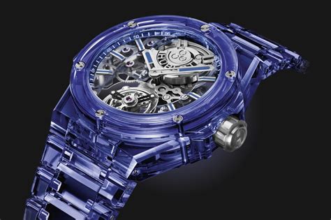 hublot tourbillon blue|hublot tourbillon 45mm.